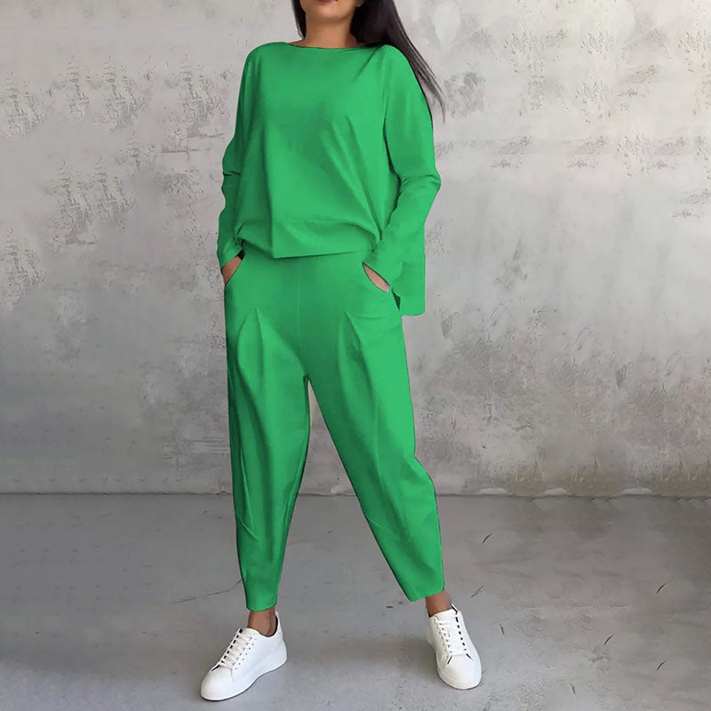 💖【S–3XL】Nov bombažni komplet za pomlad in jesen 2026 · Preprost in udoben