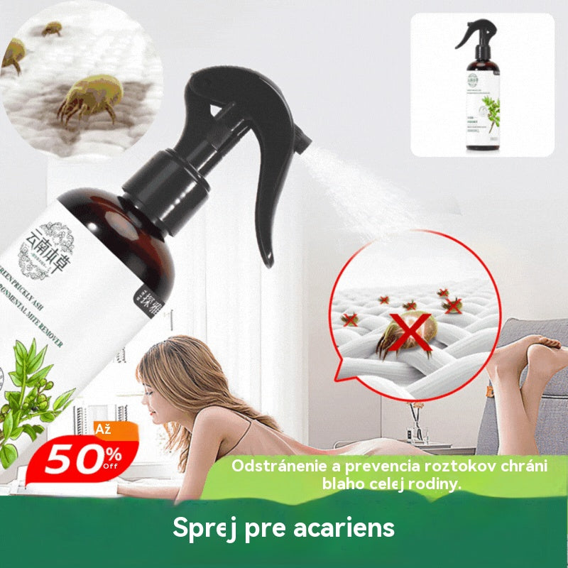 【Kúpte 1 a získajte 1 zadarmo】🍃【Limitovaná ponuka】 🛏️✨Sprej na odstraňovanie roztočov – dezinfekčný a deodorizačný pomocník pre čisté a zdravé prostredie