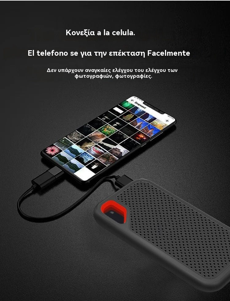 🔥🔥【Τελευταία μέρα –έκπτωση】Υψηλής ταχύτητας φορητός σκληρός δίσκος · Μεγάλη χωρητικότητα · Γρήγορη μεταφορά δεδομένων