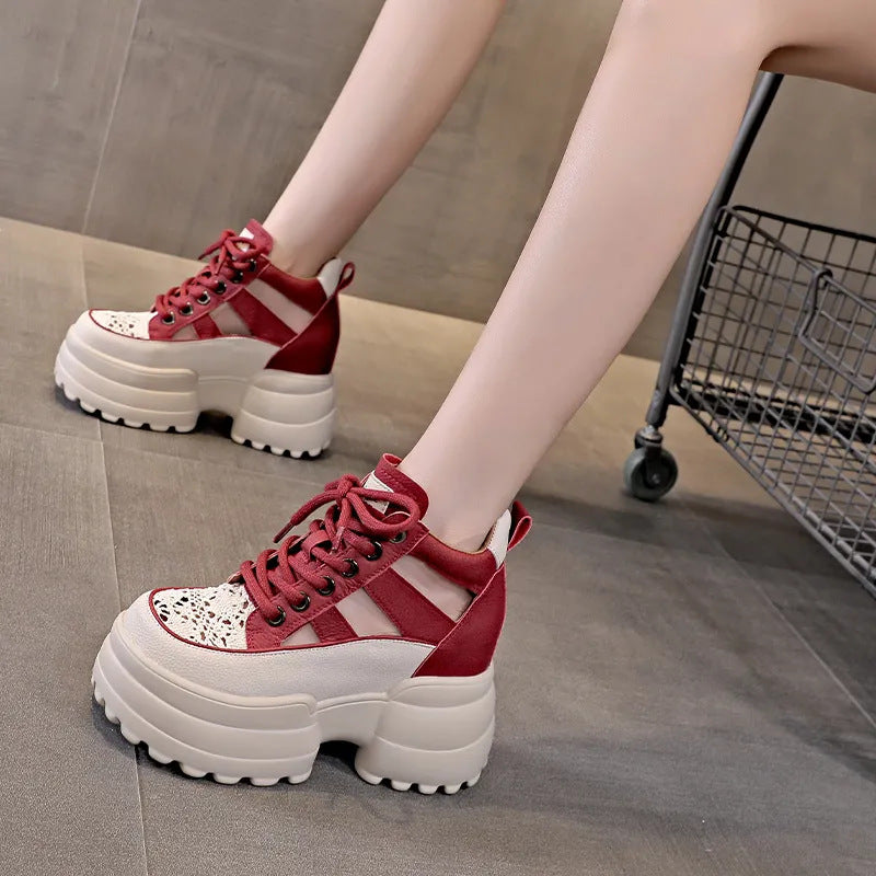 ☀️👟【35-40】2025 Nové letní dámské prodyšné tenisky s tlustou podrážkou – lehké a pohodlné 💨💖