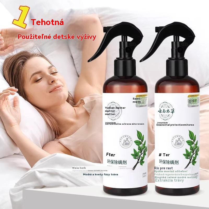 【Kúpte 1 a získajte 1 zadarmo】🍃【Limitovaná ponuka】 🛏️✨Sprej na odstraňovanie roztočov – dezinfekčný a deodorizačný pomocník pre čisté a zdravé prostredie