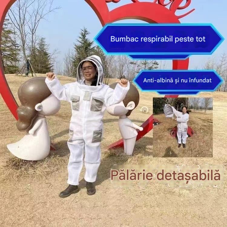 🐝 Mono protector contra abejas de malla de algodón 3D – 🚚 Envío rápido + Garantía de calidad