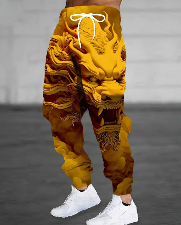 🔥【Velikosti S-6XL】Nove modne moške hlače s 3D digitalnim tiskom – 2025