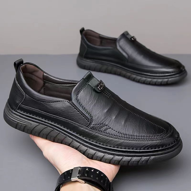 👍【39-44】Casualowe buty skórzane, miękka podeszwa, antypoślizgowe