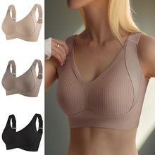 đ50% de descuentoăPaquete de 4ăđăPara 40-95 kgăSujetador femenino sin aros y sin costurasâ¤ď¸AlgodĂłn Tencel natural, antibacteriano y cĂłmodo