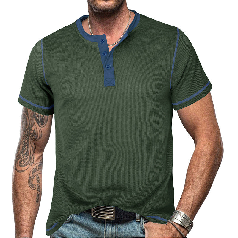 👕【50% reducere】Tricou vintage de vară bărbați 🌈|Mărimi S–3XL|10 culori 🔥