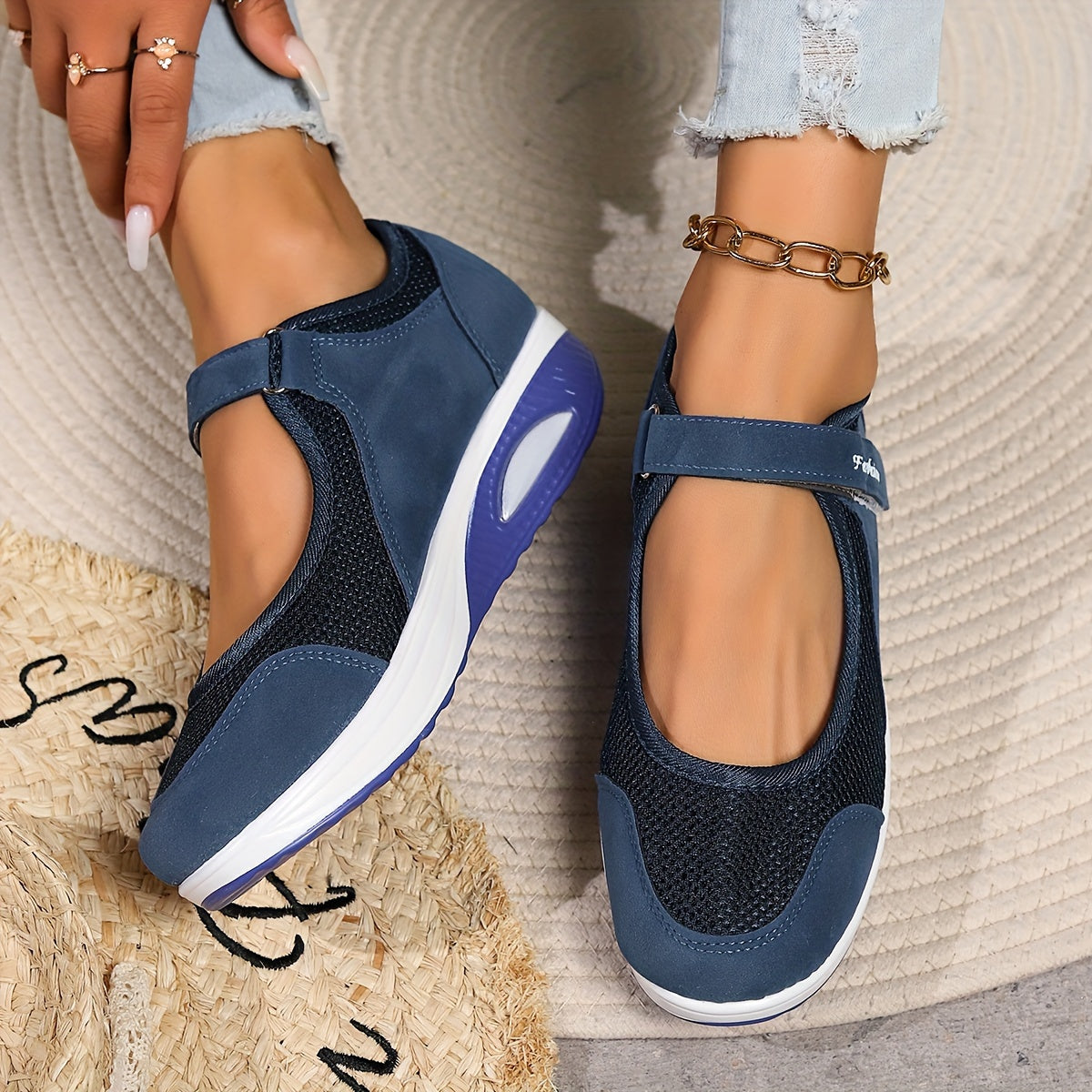 🥿👍【Descuento limitado】🤩✨【35-43】Zapatillas deportivas 2025 con malla transpirable y suela con cámara de aire – Súper ligeras y cómodas