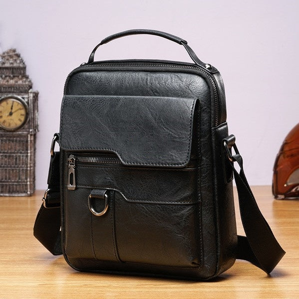 🔥【Специална оферта】Намаления 2026 👜 Елегантна мъжка чанта от оксфордска кожа – ежедневна, кежуал, през рамо