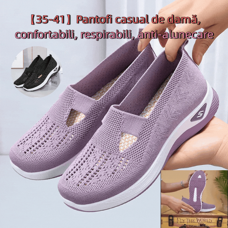 😍🔥【Top Vânzare 2025】👟【35–41】Pantofi casual de damă – confortabili, respirabili și anti-alunecare 💨💃 Perfecti pentru mers zilnic | Stoc limitat