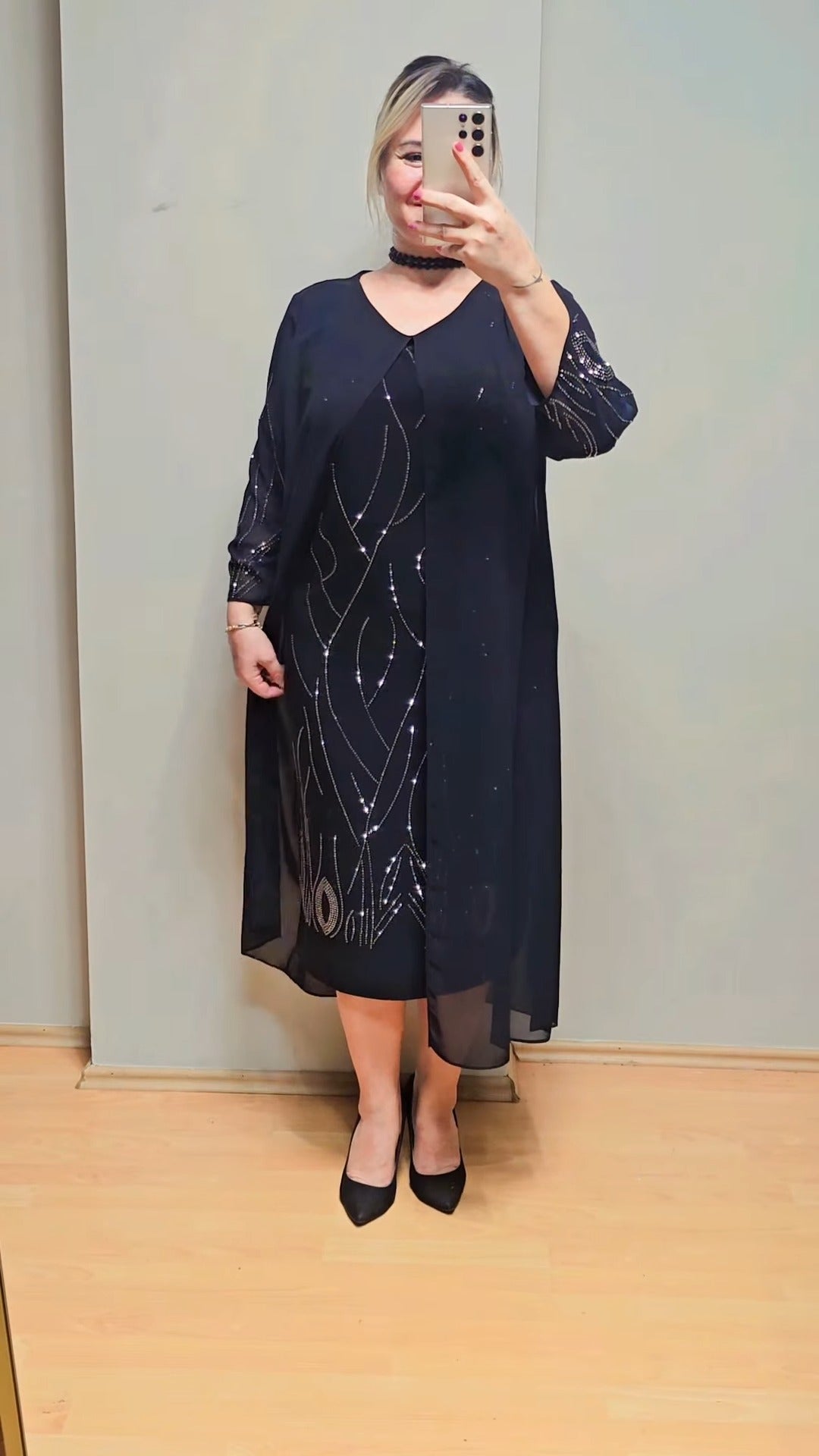 š„ Oferta por tiempo limitado ćS-5XLćšVestido midi elegante y a la moda con mangas de tul