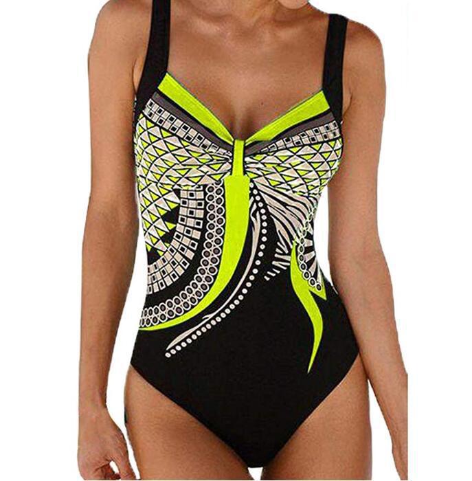 🌟2025 Nouă Colecție Vintage Costum de baie dintr-o bucată cu imprimeu unic 🏖️ Elegant și confortabil pentru vară 🌞