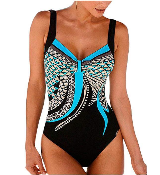 🌟2025 Nouă Colecție Vintage Costum de baie dintr-o bucată cu imprimeu unic 🏖️ Elegant și confortabil pentru vară 🌞