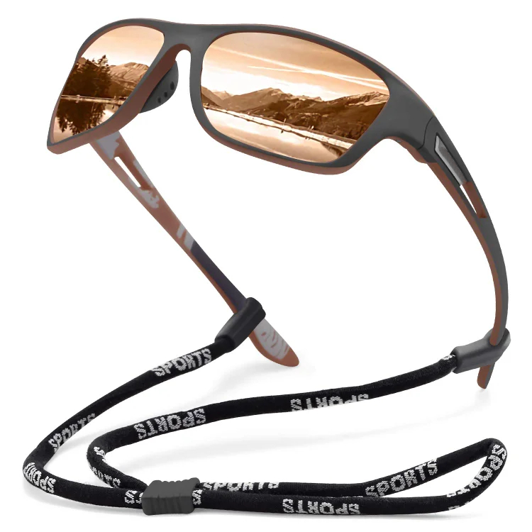 🚵♂️Kup jeden, drugi odbierz za pół ceny😎 ⚡ Męskie sportowe okulary przeciwsłoneczne, polaryzacyjne, z prawdziwą lustrzaną soczewką, nowoczesne i odporne na kurz, idealne do jazdy na rowerze na świeżym powietrzu