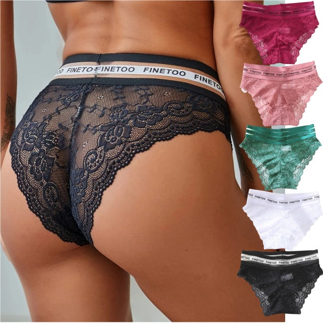 š„ćSet 5 bucÄČićšChiloČi sexy din dantelÄ ā EleganČi, comozi Či feminini š