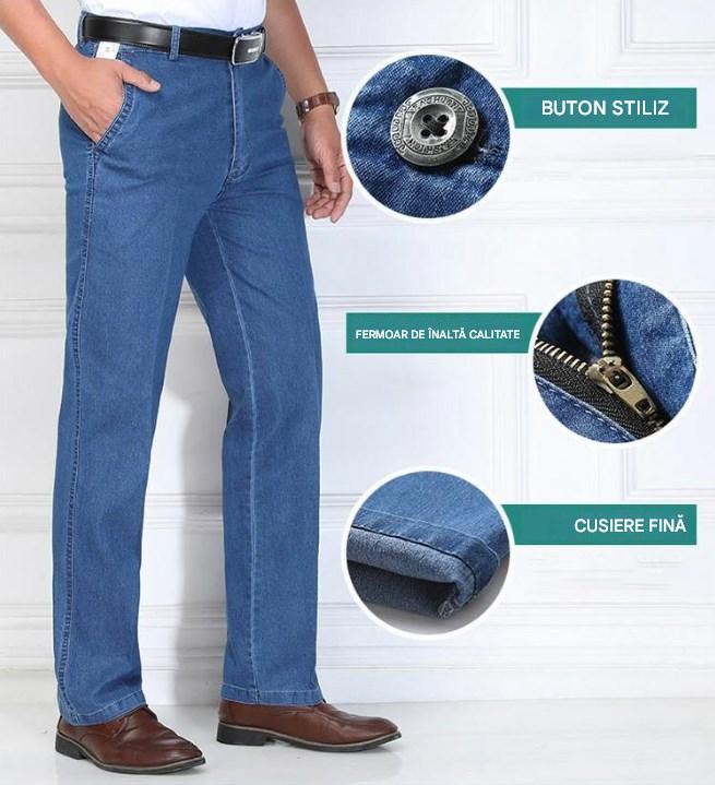 👖✨【Super Ofertă】🤩Blugi Elastici Bărbați 2025 🔝 Talie Înaltă & Mărimi Mari Confortabili și Moderni