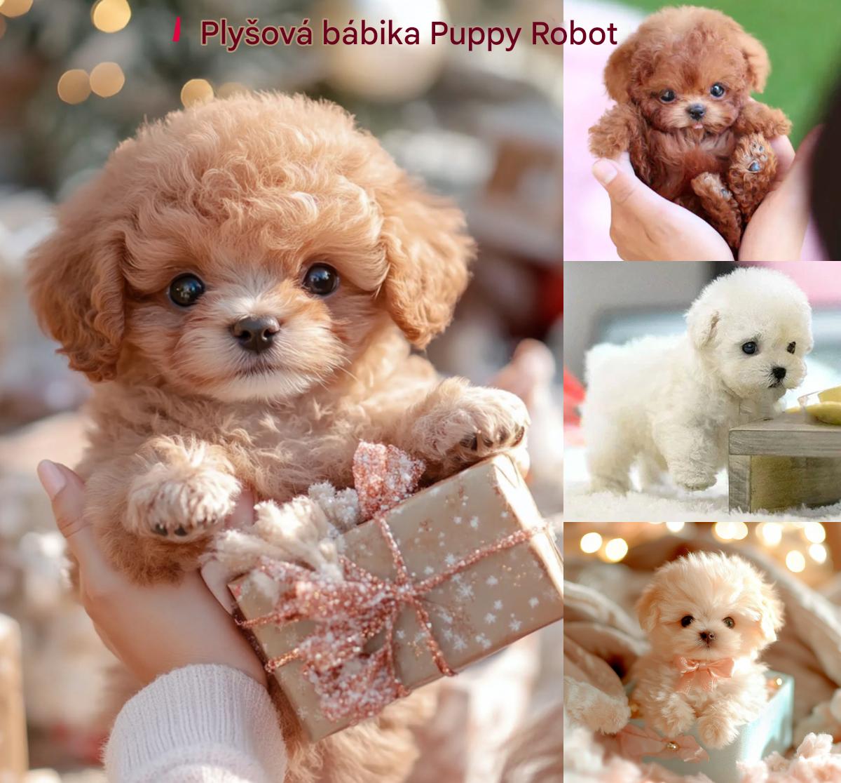 🔥🐶Zľava - 🎁✨Plyšová bábika Puppy My Robot 3960883