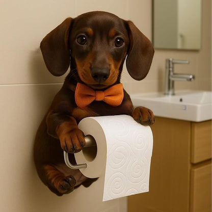 🐕 Uroczy uchwyt na papier toaletowy z motywem szczeniaka