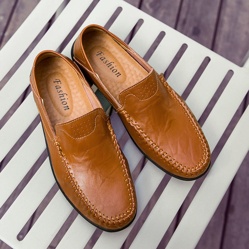 🔥👞【39-44】Nowoczesne buty casualowe ze skóry cielęcej dla mężczyzn ✅Płatność przy odbiorze