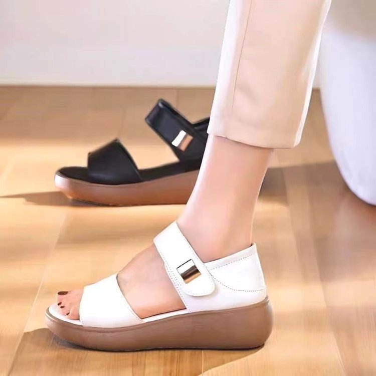 🔥🥰【35–40】✨2025 nové pohodlné sandály na klínku 👡 s měkkou a protiskluzovou podrážkou 🧸 vhodné na každodenné nosenie