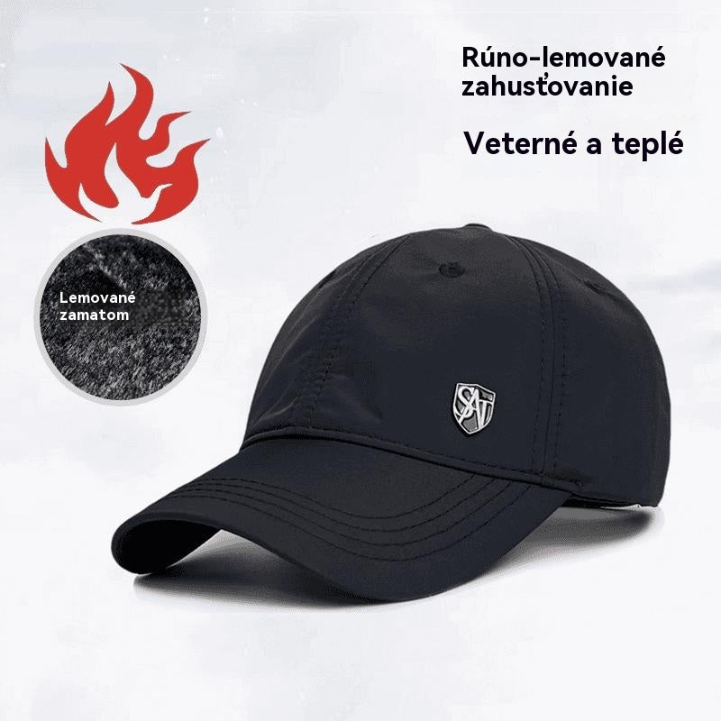 🧢🔥Zimná unisex šiltovka s teplou flísovou podšívkou · Vetruodolná · -50 % sezónna ponuka