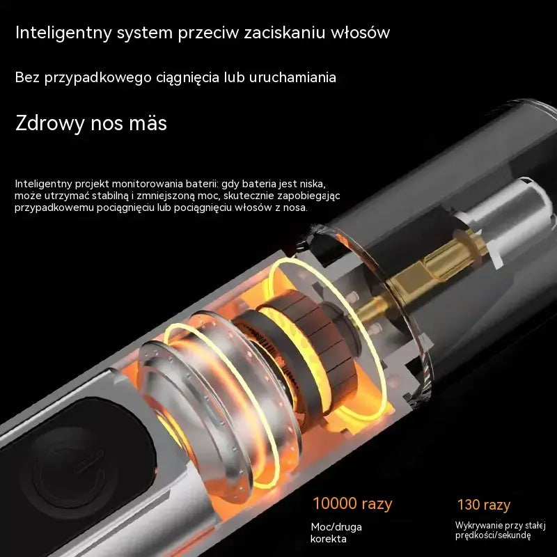 ✨Profesjonalny trymer do nosa i uszu z wyświetlaczem LED – bezbolesny prezent idealny w podróży dla...