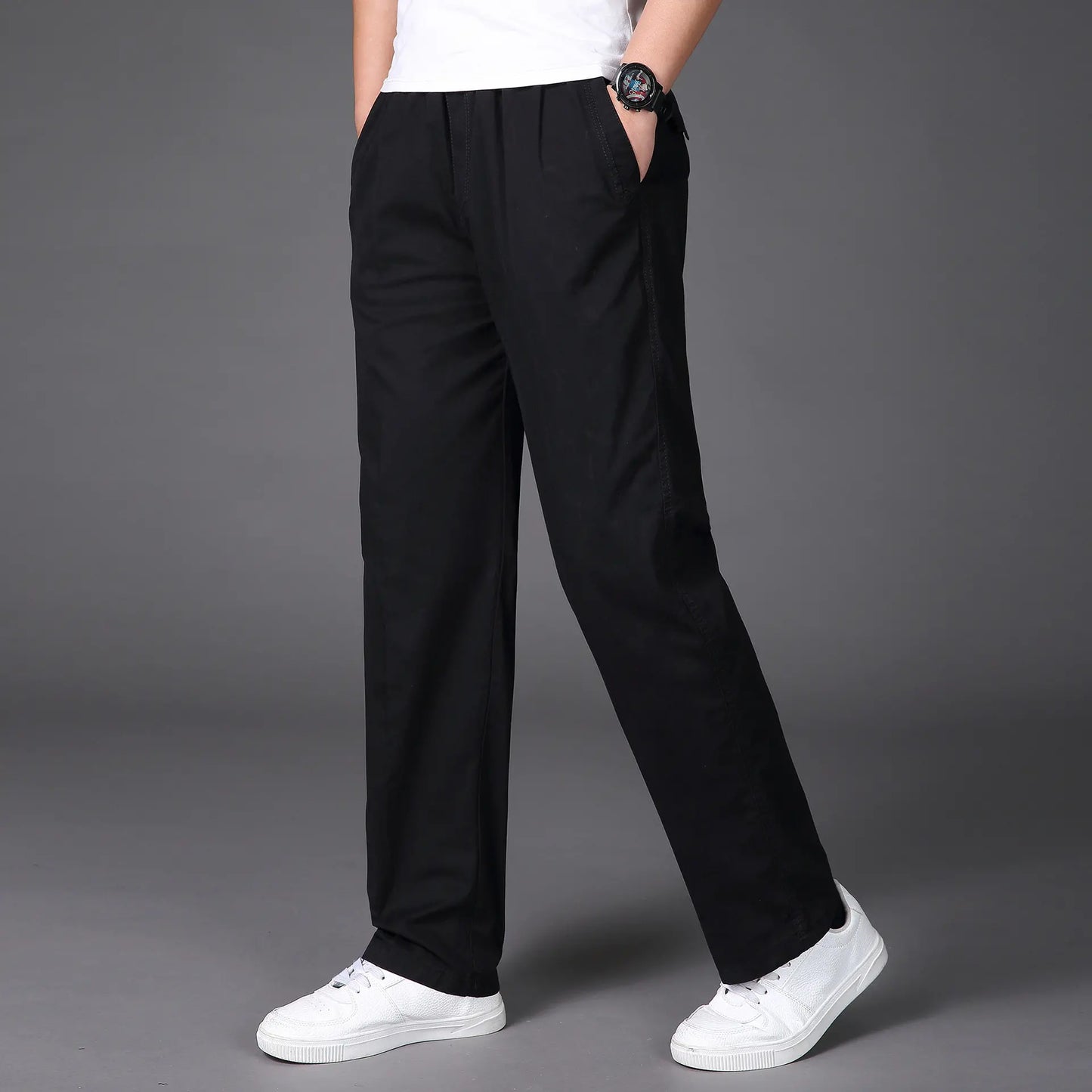 🔥【50-130KG】👖👖Nowe letnie spodnie męskie oddychające i wygodne