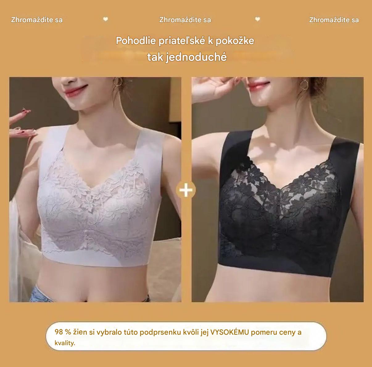 ✨💓【KUPITE 1, DOBITE 1 ZASTONJ】Nov nedrček brez trdih kostič s push-up učinkom – proti popuščanju (40-100 kg)