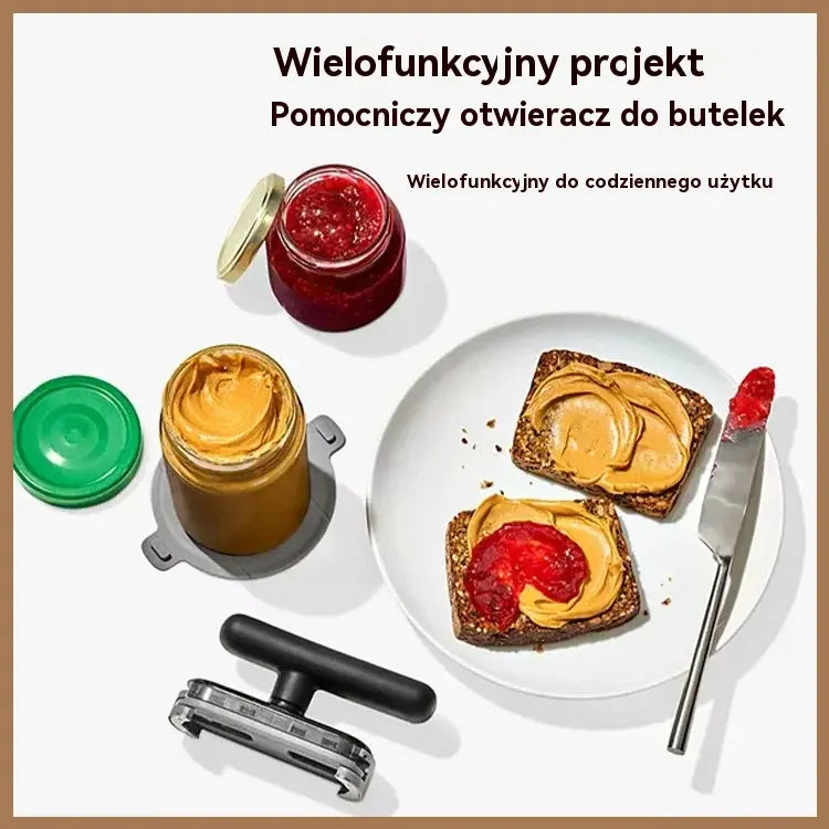 【Kup 1, otrzymaj 1 gratis🔥1 za 45.5 zł. 】Wielofunkcyjny otwieracz do butelek z antypoślizgową powierzchnią do kuchni i gospodarstwa domowego