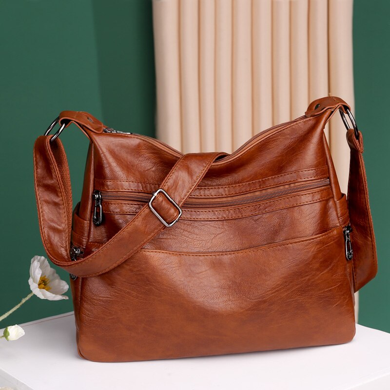 👜【Oferta ograniczona czasowo】Nowa modna torebka na ramię 2026 z miękkiej skóry, pojemna, odporna na zużycie, z prawdziwej skóry