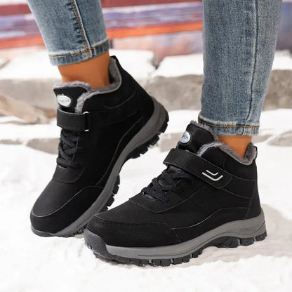 ✨【36-44】Zimowe śniegowce w dużych rozmiarach / ocieplane polarem, pogrubione buty typu Martens