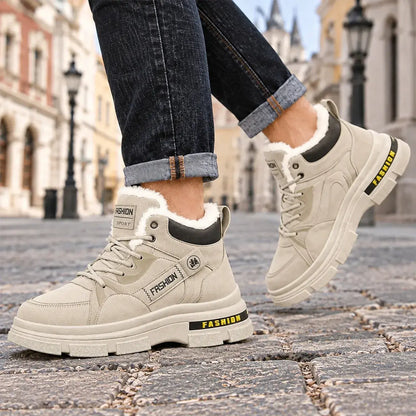 🔥👞【39-44】2026 nowe męskie zimowe, pogrubione, aksamitne, ciepłe buty Martin