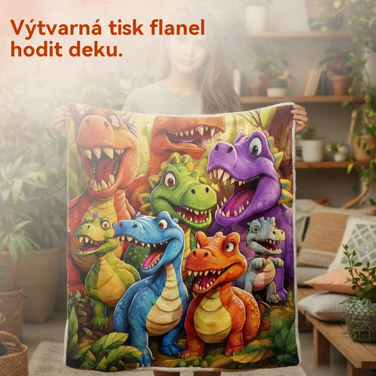 🤩🔥Umělecky potištěná měkká flanelová deka – příjemná, hřejivá a vhodná jako bytová dekorace【70cm x 100cm】