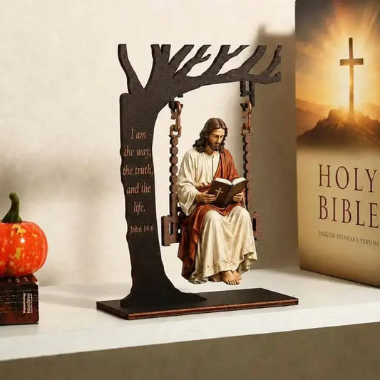 🔥Kup 1, otrzymaj 1 gratis🔥🔥 Ostatni dzień: 50% zniżki - ✝️📚 Wisząca ozdoba chrześcijańska z Jezusem