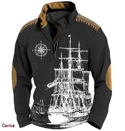 🔥【XS–5XL】Pánská 3D mikina s kapucí a zipem · Novinka 2025 · Sleva + rychlé doručení