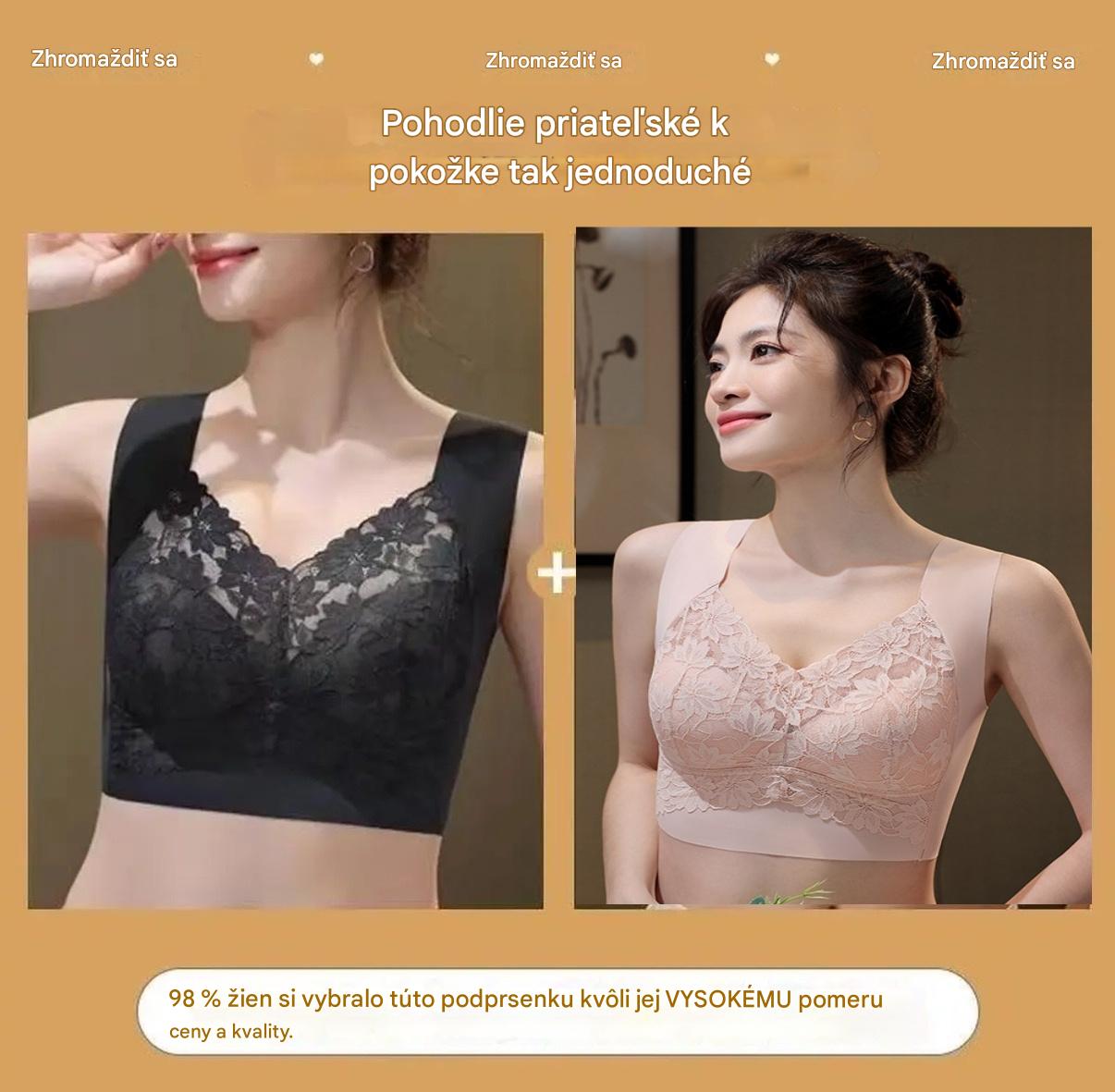✨💓【KUPITE 1, DOBITE 1 ZASTONJ】Nov nedrček brez trdih kostič s push-up učinkom – proti popuščanju (40-100 kg)