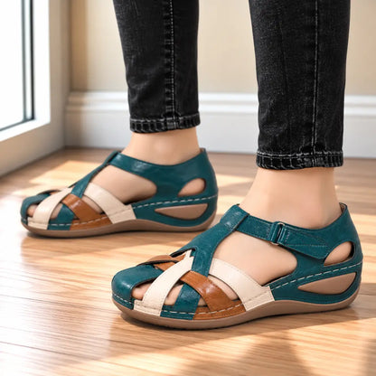 ✨🩰【Promocja sezonowa】【35-43】Damskie wygodne rzymskie sandały z miękkiej skóry