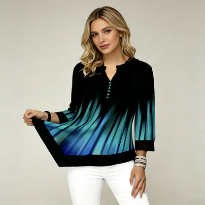 🍂【S–5XL】Modna damska koszula we wzory na jesień i zimę