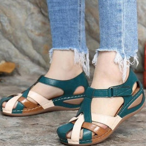 ✨🩰【Oferta de cambio de temporada】【35-43】Sandalias romanas cómodas de piel suave para mujer