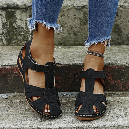 ✨🩰【Oferta sezonowa】【35-43】Sandały rzymskie damskie – wygodna miękka skóra, płatność przy odbiorze