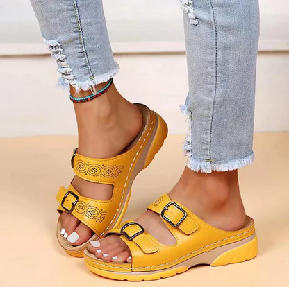 🔥🤩【49% REDUCERE】【35–43】👡2025 Noile sandale casual plate pentru vară – confortabile, ușoare și la modă ☀️🎉