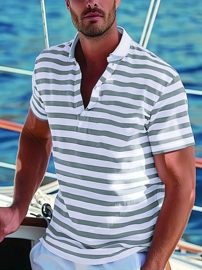 👕🔥【50% taniej】【S-7XL】 Męska koszulka polo – styl wakacyjny na lato