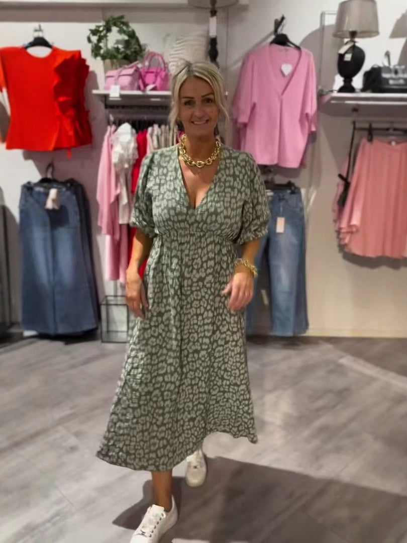 💕【S-5XL】Sukienka plus size z nadrukiem 2026✅️Płatność gotówką przy odbiorze