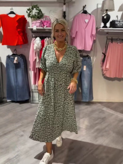 💕【S-5XL】Sukienka plus size z nadrukiem 2026✅️Płatność gotówką przy odbiorze