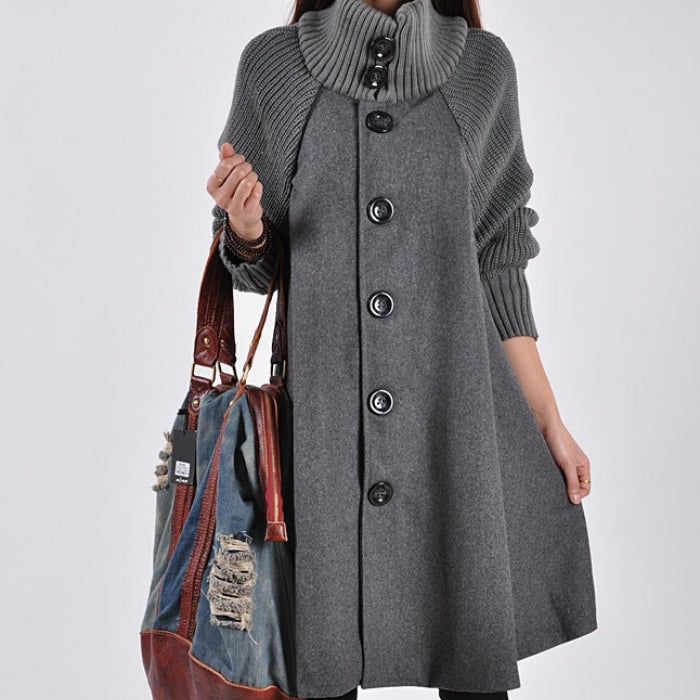 🔥【M–5XL】Női gyapjúkabát · Kényelmes, középhosszú, divatos · 50% kedvezmény