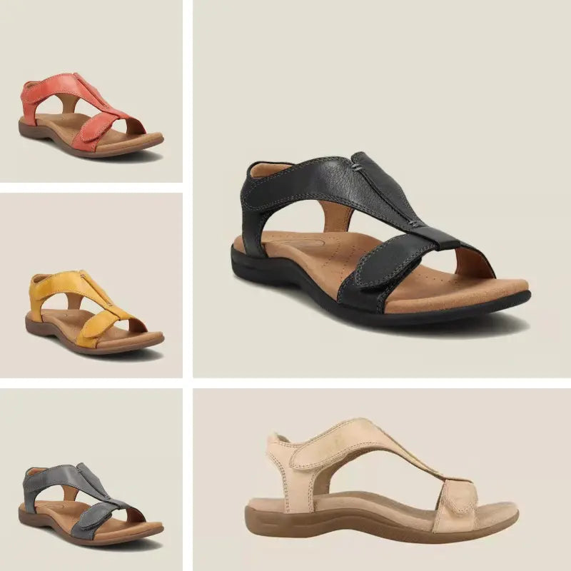 👡 Dámske sandále L–4XL – zapínanie na suchý zips, pohodlné, veľké veľkosti, platba na dobierku a doprava zdarma
