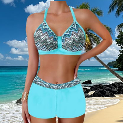 🏖️👙🌴 Kostium kąpielowy z nadrukiem na plażowy wypoczynek — szybkoschnący, wygodny i przewiewny ✨