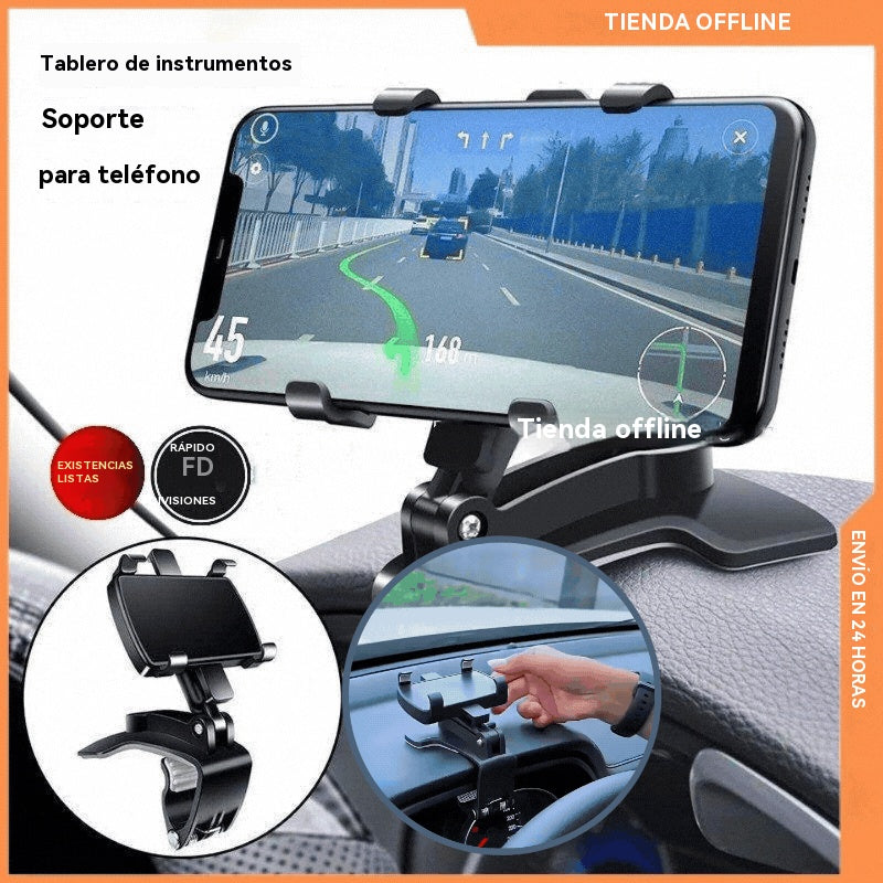 【¡Compra 1 y llévate 1 GRATIS】Soporte para móvil de coche 360° – 🚗 Conduce seguro y mantén tu teléfono al alcance