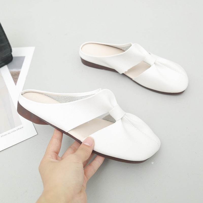 👡✨【Oferta specială】【Mărimi mari】Papuci de casă 2025 cu vârf închis și talpă moale – confort absolut pentru fiecare zi 【Stoc limitat】