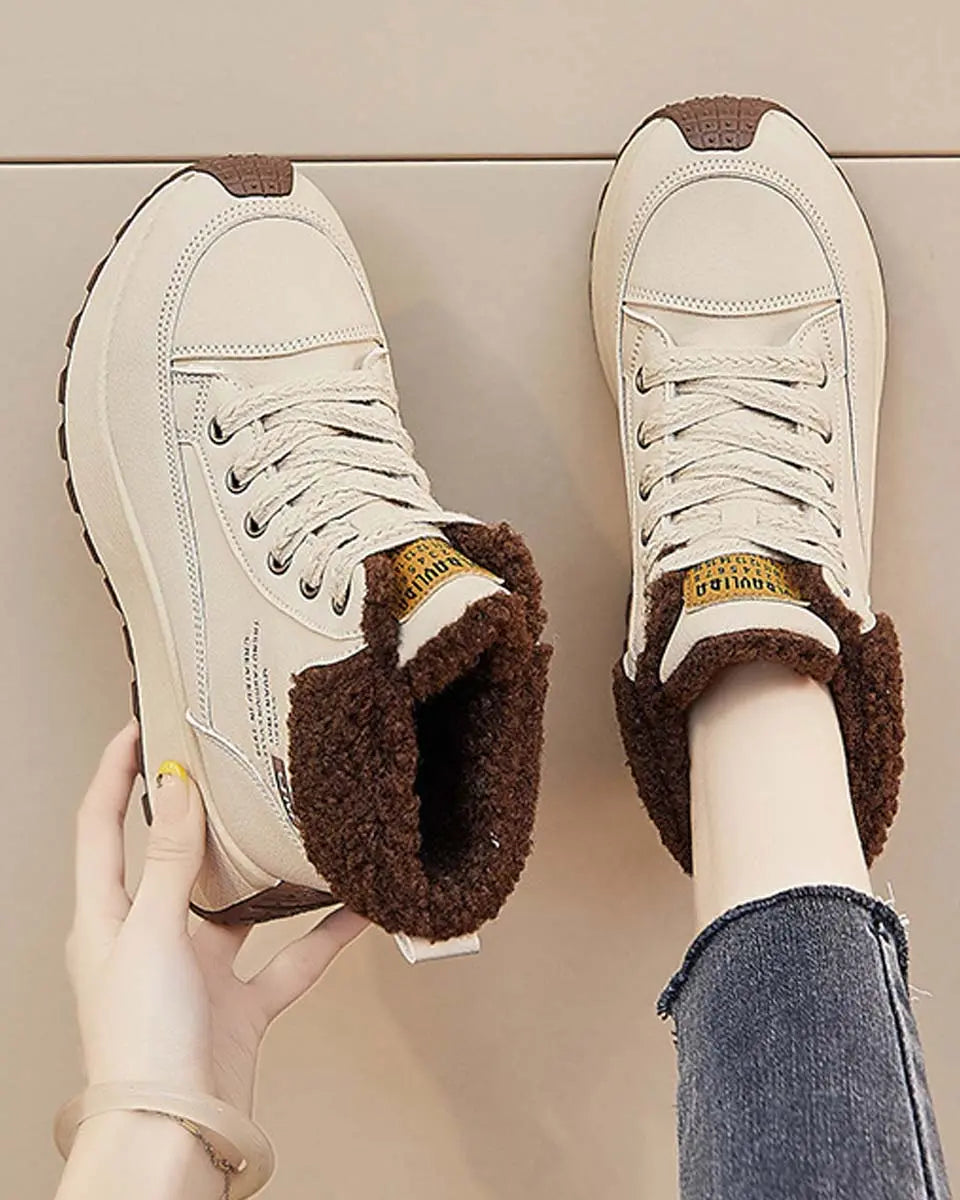 🔥【Promocja sezonowa -50%】🥰 Damskie zimowe buty sportowe wysokie, ocieplane
