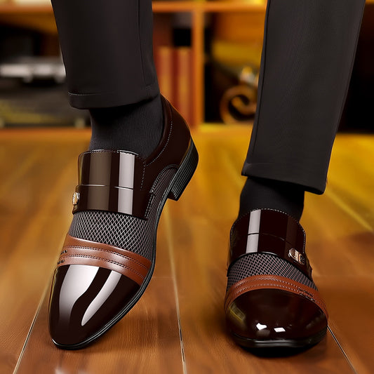 ✨🔥【38-48】Zapatos de cuero para hombre 2025 – Hechos a mano, estilo empresarial y cómodo